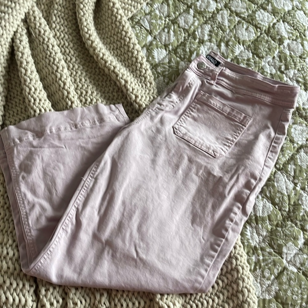 High Rise Flare Crop Pant